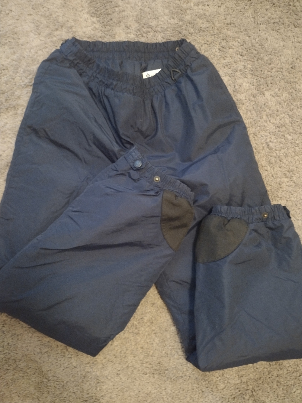 Columbia Men's Elastic Waist Navy Snow/Outdoor Pants
